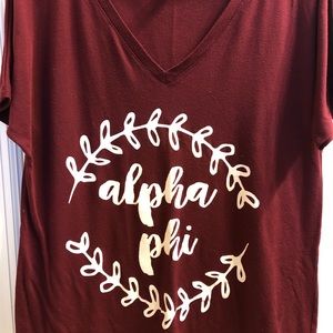 alpha phi slouchy tee